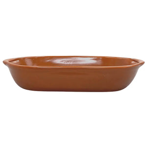Travessa Cerâmica Artesanal com 36,2 cm Bela Porcelana