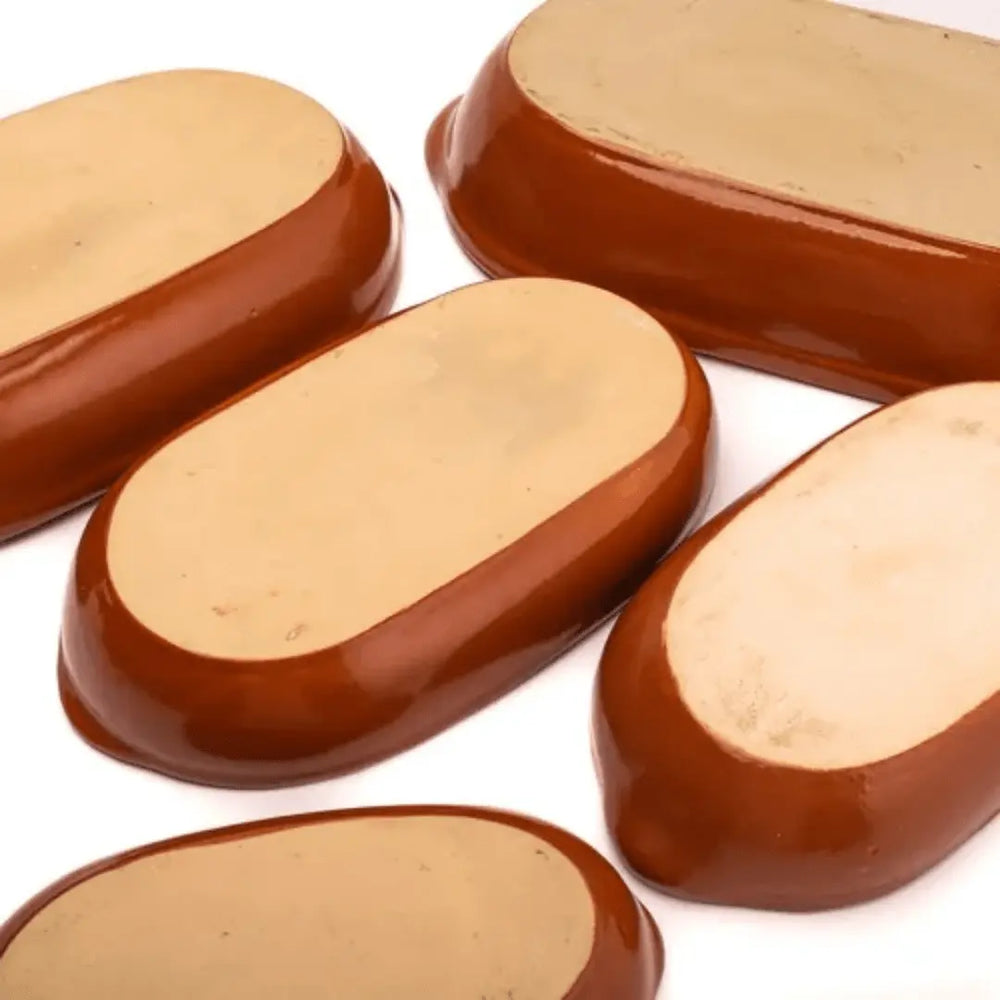 Travessa Cerâmica Artesanal com 36,2 cm Bela Porcelana