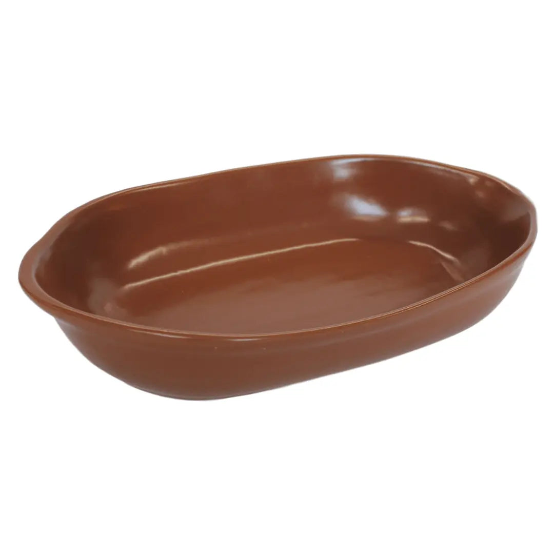 Travessa Cerâmica Oval De 31,8 cm Bela Porcelana