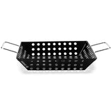 Assadeira Wok Quadrada P/ Churrasco Grelha Vazada 22,8cm Hercules
