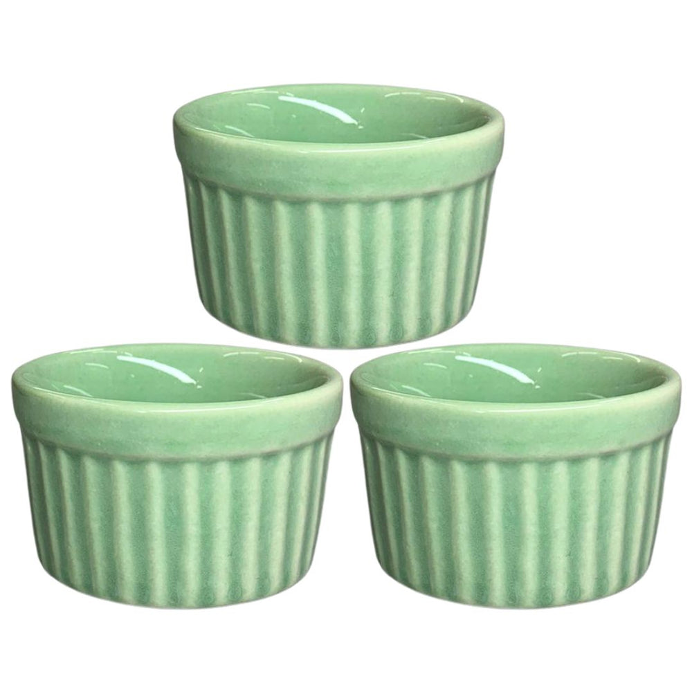 Ramekim Verde Claro Pequeno 100ml de Porcelana BelaVista