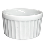Ramekim Canelado Branco de Porcelana 150 ML BelaVista