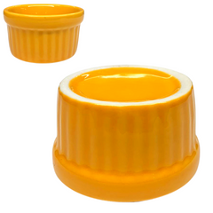 Mini Ramekim Laranja 50ml De Porcelana BelaVista