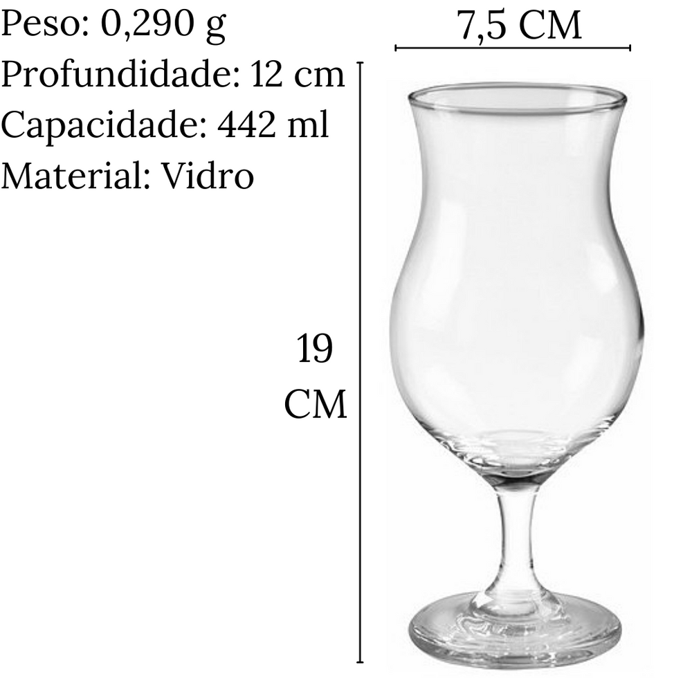 Taça Praga Cerveja Preta Drink 442ml Class Home