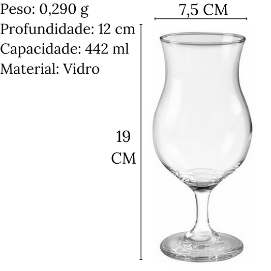 Taça Praga Cerveja Preta Drink 442ml