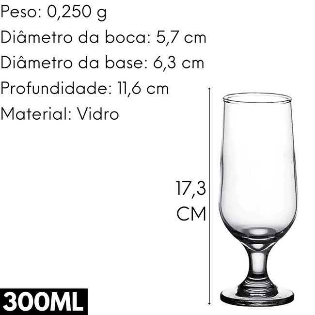 Taça Vidro Hannover 300ml Cerveja Main Image