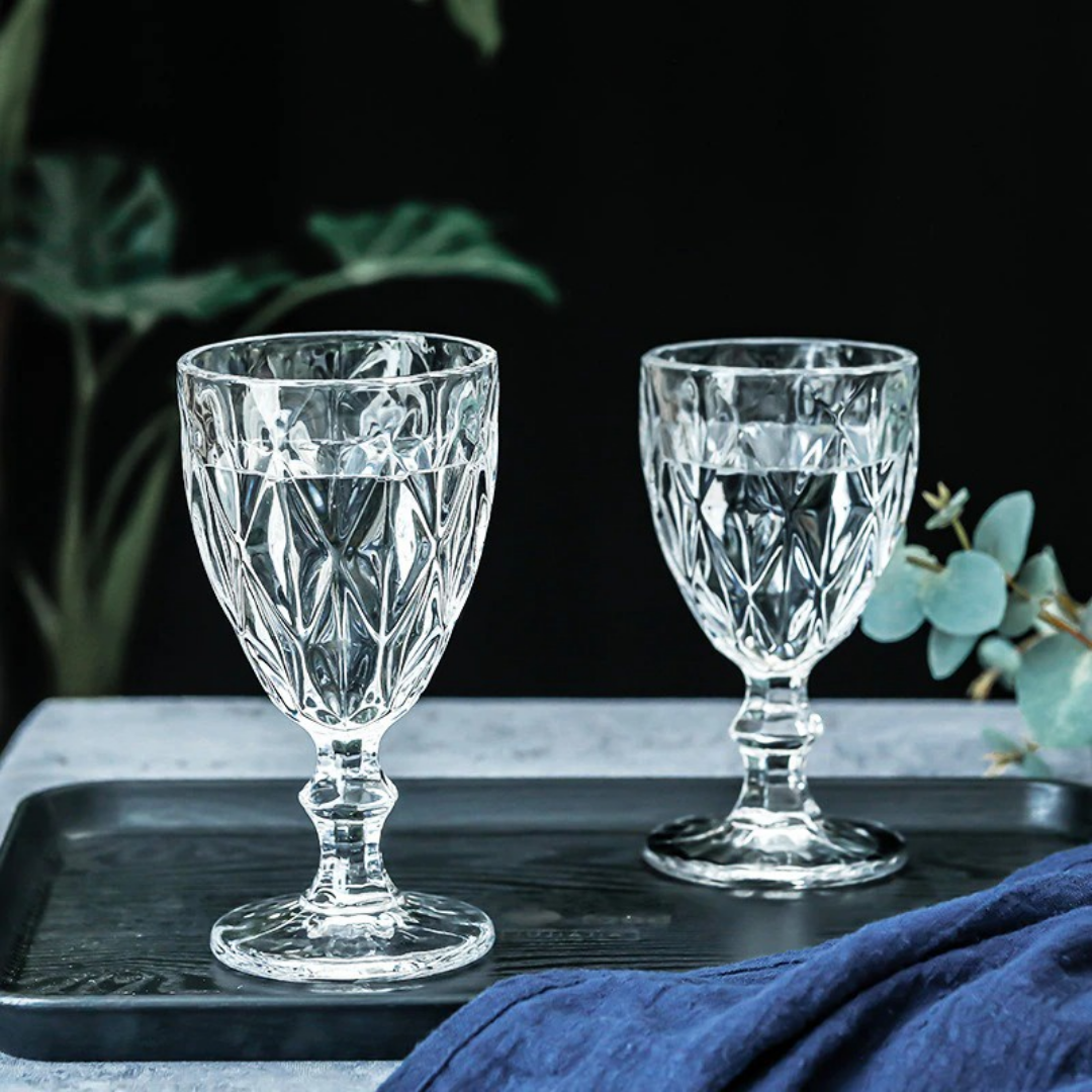 Taça Agua Diamond 330ml Vidro Class Home