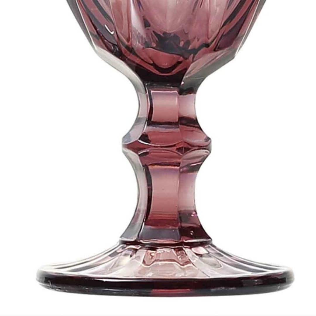 Taças De Agua Diamond Lilás 260ml Class Home