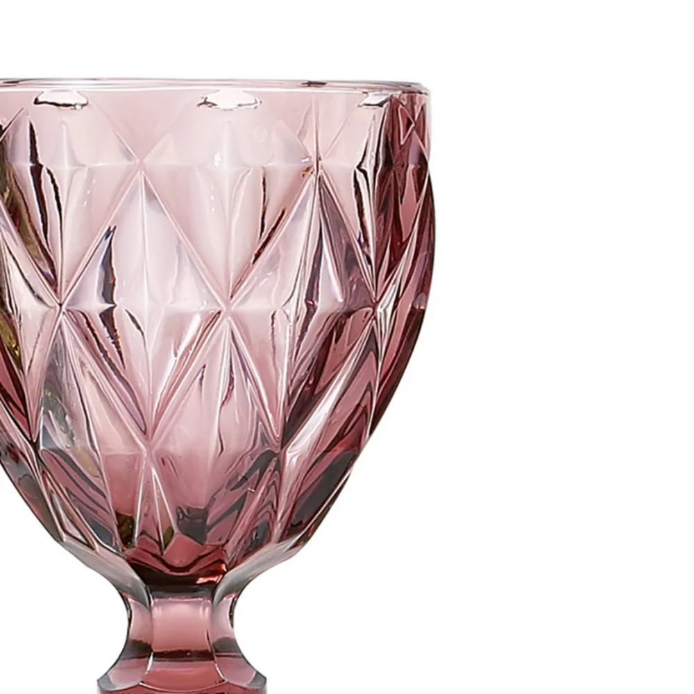 Taças De Agua Diamond Lilás 260ml Class Home