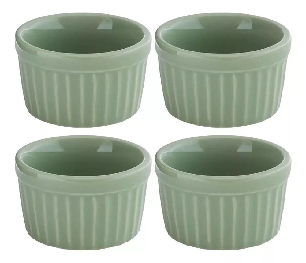 Ramekim 150ml Porcelana Verde BelaVista