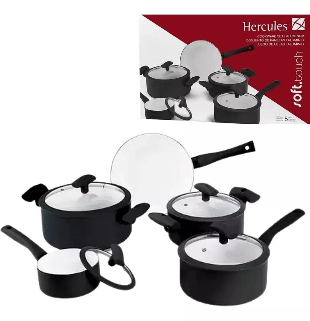 Conjunto de panelas Hercules 5 peças Hercules