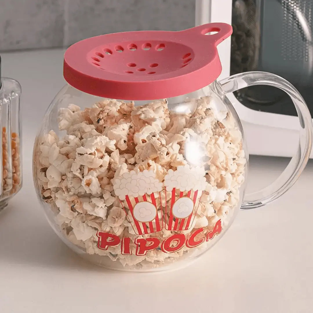 Pipoqueira P/ Micro-ondas 1,8l Vidro Lyor