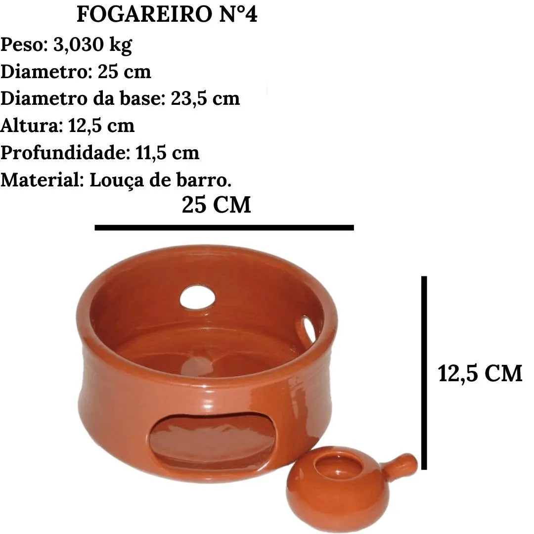 Fogareiro grande para restaurante N4 Motta