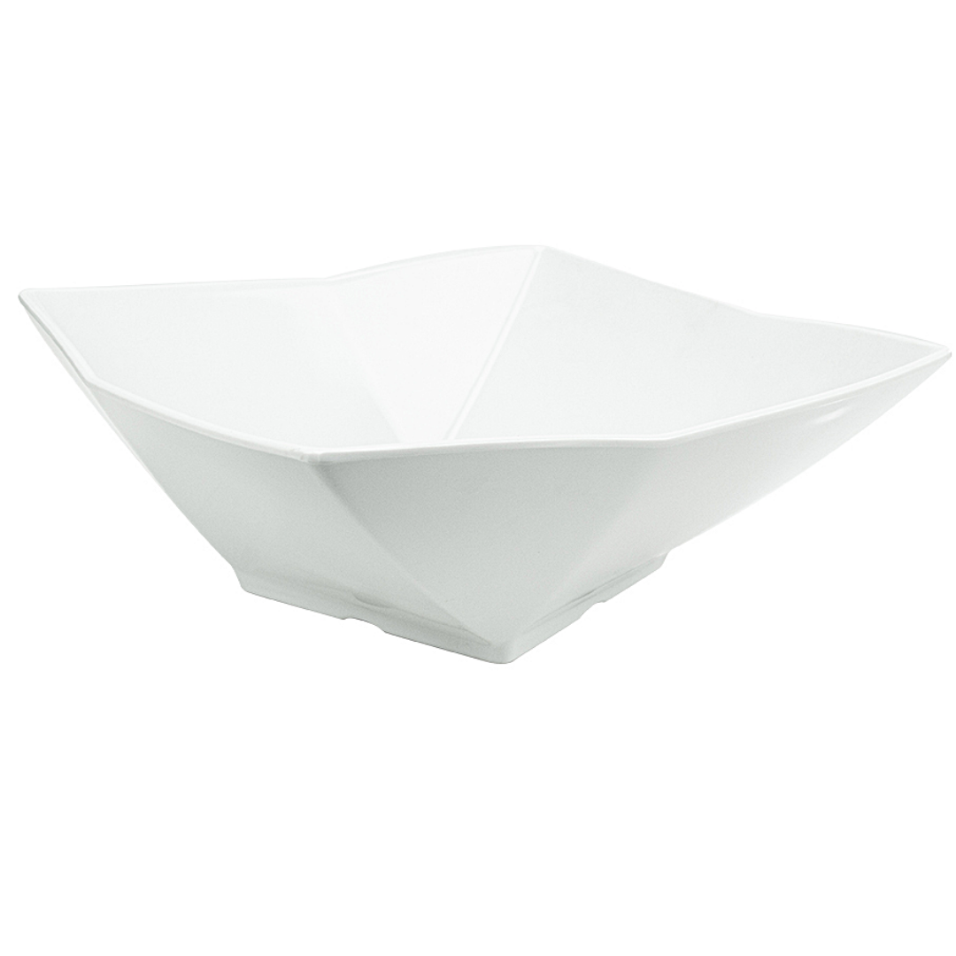 Tigela Bowl Design 28cm Melamina Branco Saladeira