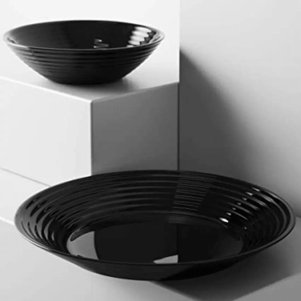 Prato Raso Harena Black 27cm Luminarc Lyor