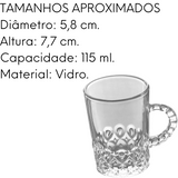 Caneca Café Gotas de Vidro 115 ml