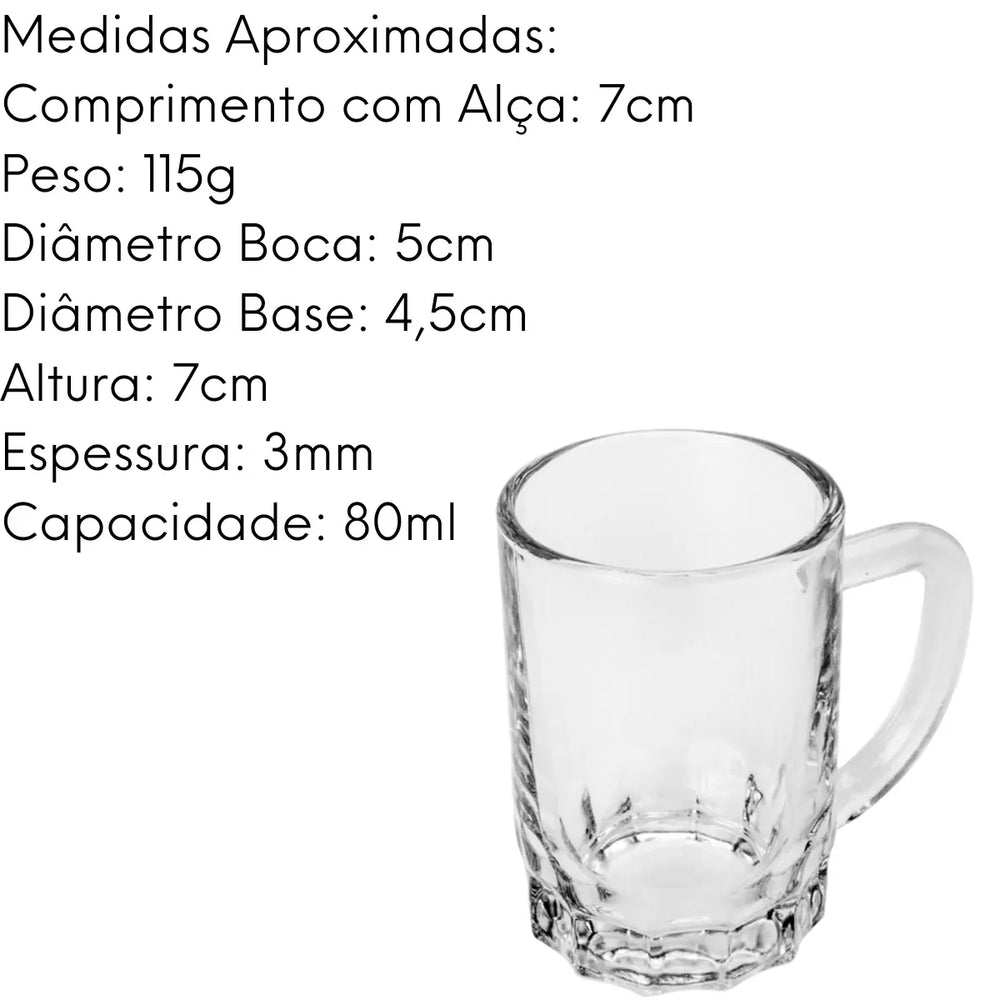 Copo Mini com Alça Hanoi 80ml Lyor