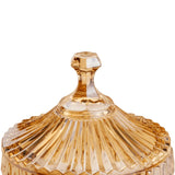 Potiche cristal renaissance âmbar 17 cm Lyor