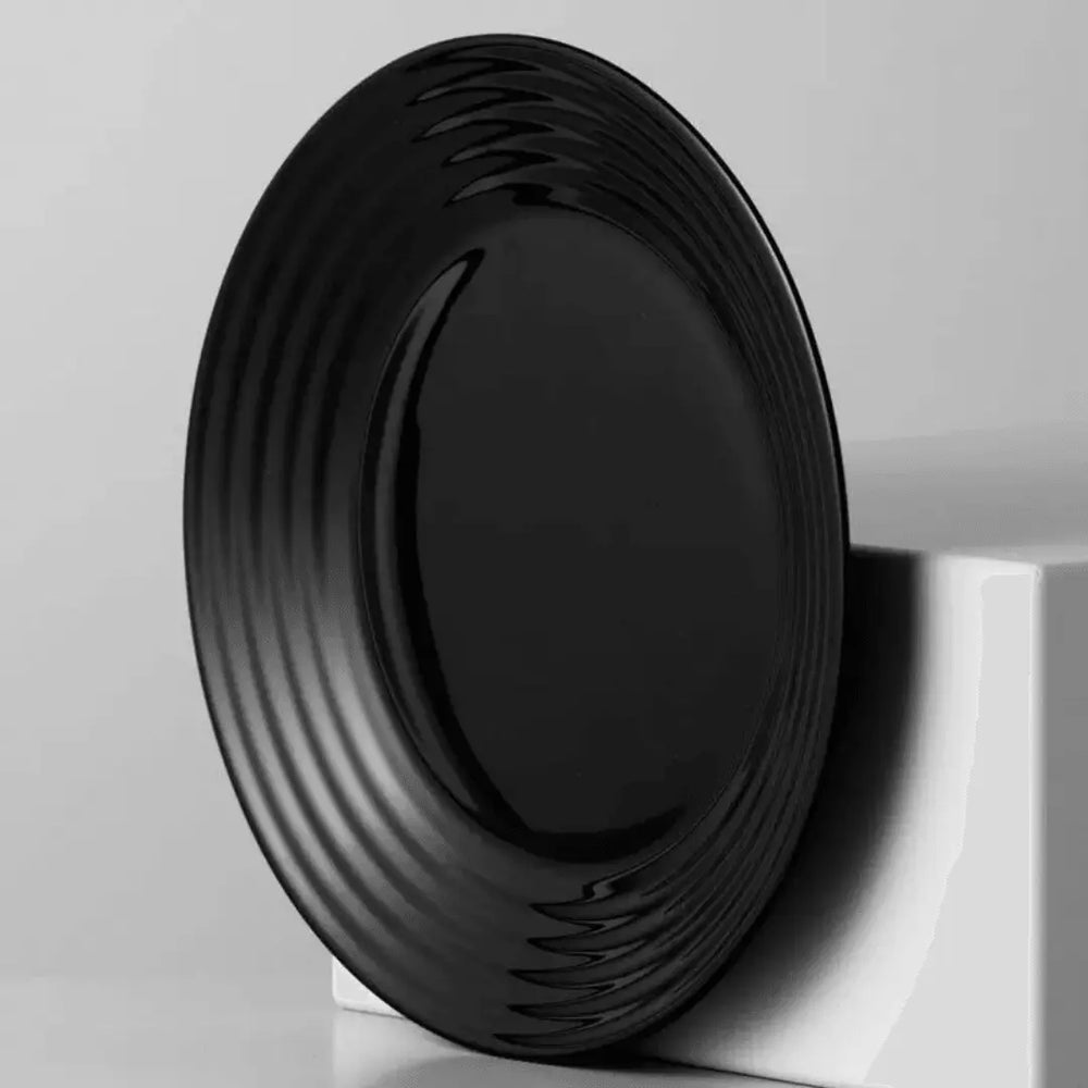 Prato Raso Harena Black 27cm Luminarc Lyor