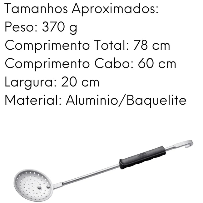 Escumadeira Hotel N° 20 com Cabo Baquelite Main Image