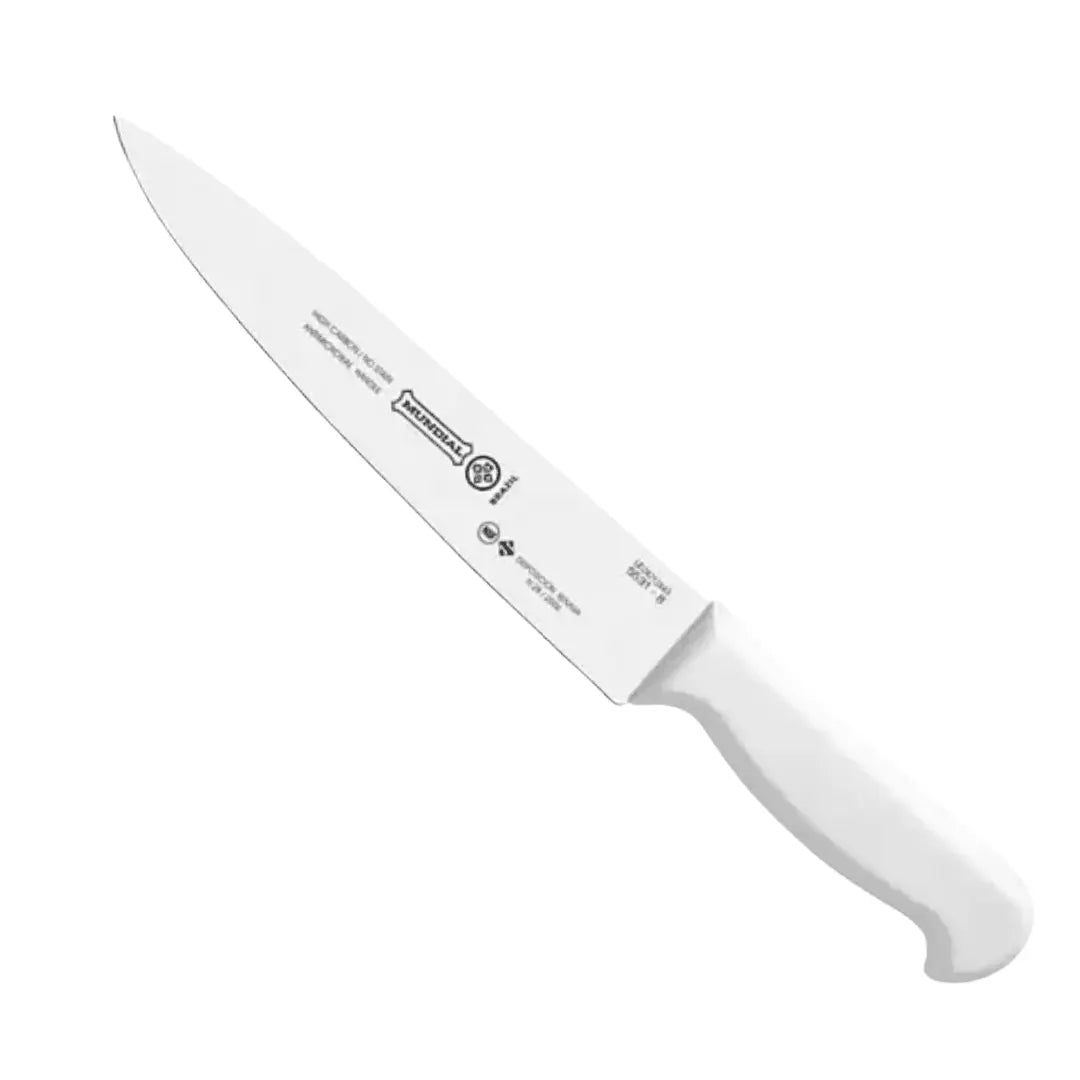 Faca Mundial 12'' Desossa Hercules Branca Hercules