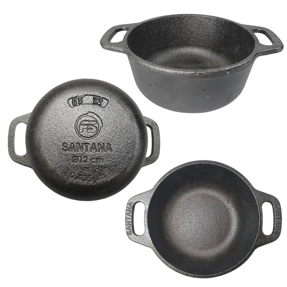 Cumbuca Molheira 12cm Ferro Fundido Santana Santana