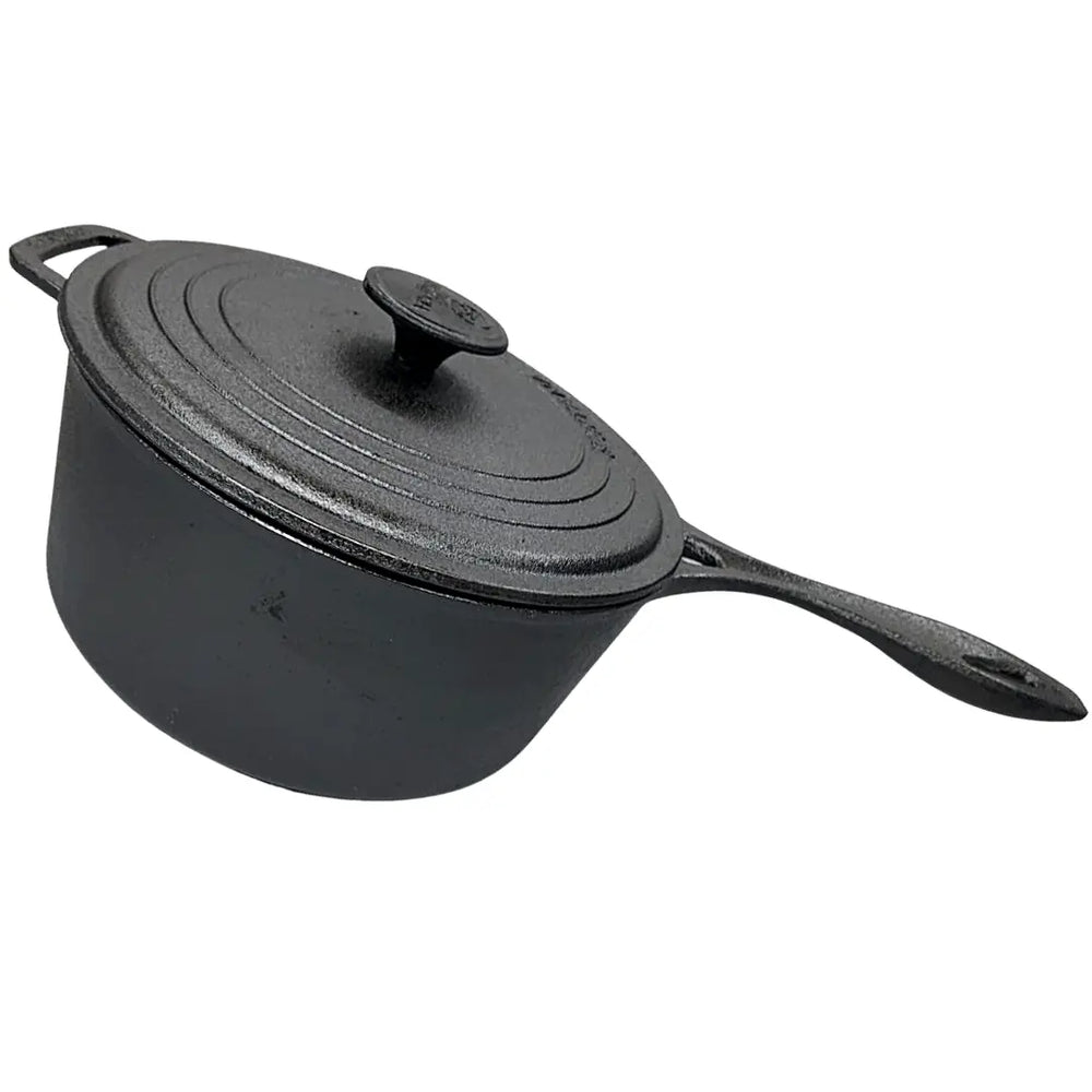 Caçarola 22cm C/ Alça Ferro Fundido 3,3l C/ Tampa Santana