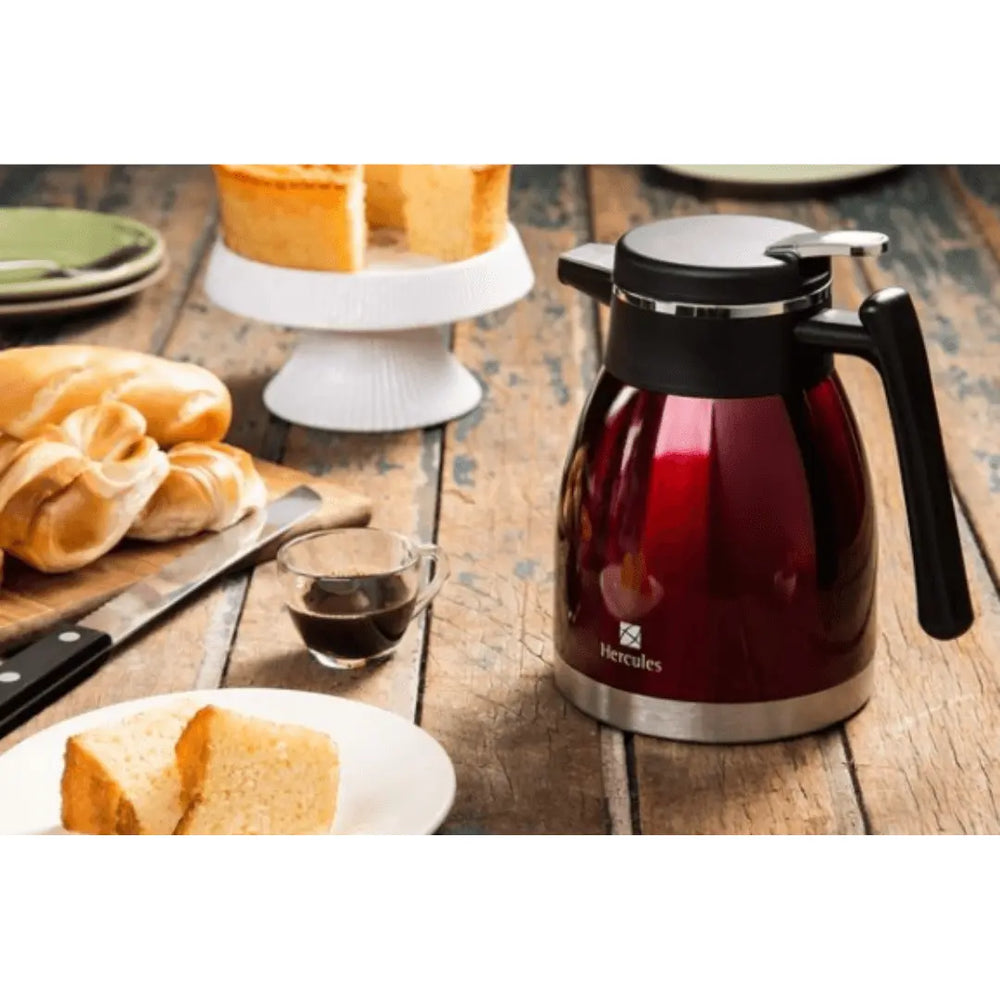Garrafa Térmica Hercules 1,2l Vermelha Hercules