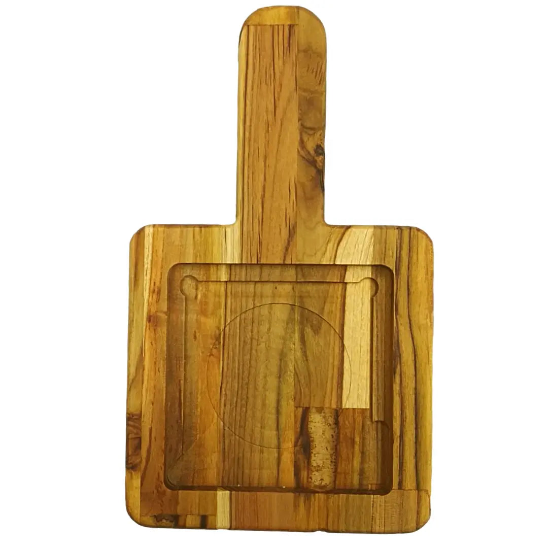 Tabua Chapa Quadrada Pequena C/ Cabo A Gourmet