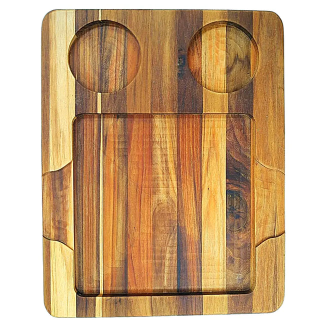 Tabua Retangular Madeira Teca A Gourmet Hover Image