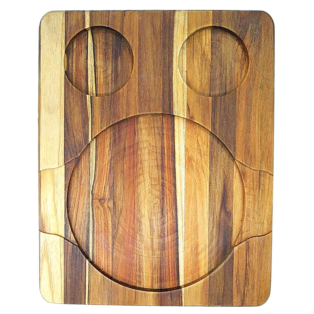 Tabua Retangular Chapa Redonda A Gourmet