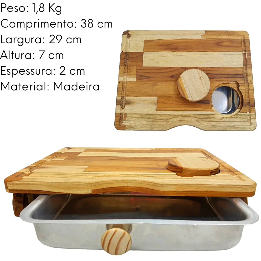 Tabua Bandeja Pequena Churrasco A Gourmet