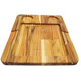 Tabua Madeira Teca Quadrada 35 cm A Gourmet