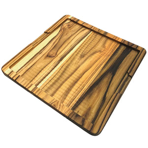 Tabua Madeira Teca Quadrada 35 cm A Gourmet