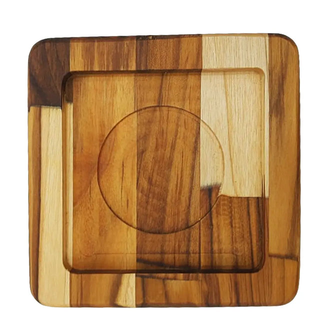 Tabua Madeira Quadrada Petisqueira A Gourmet Hover Image