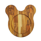 Tabua Madeira Teca Redonda 2 Furo A Gourmet