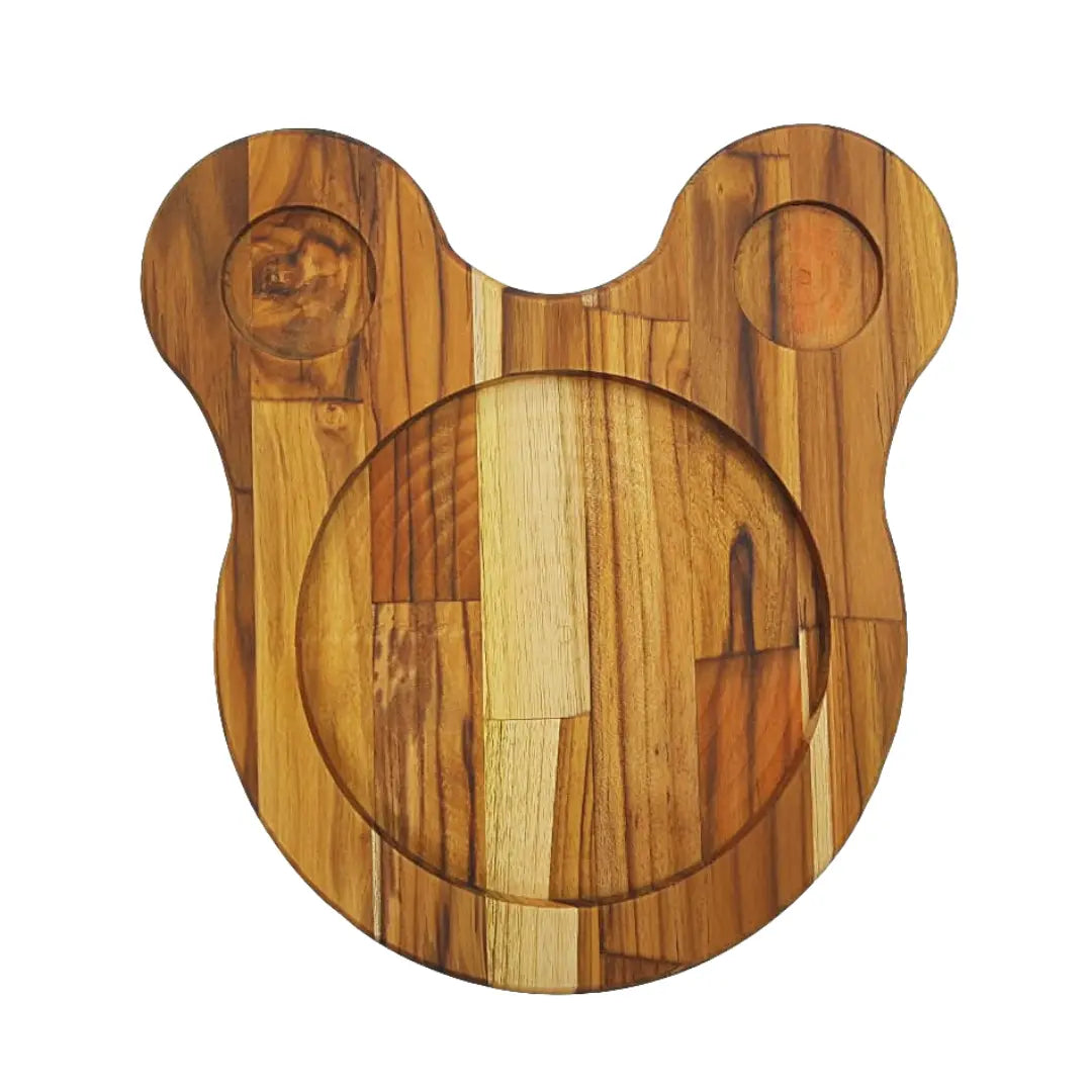 Tabua Madeira Teca Redonda 2 Furo A Gourmet