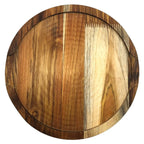 Tabua Suporte Pizza Madeira Teca 30 cm A Gourmet