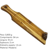 Tabua Madeira Teca Furo Para Espeto A Gourmet