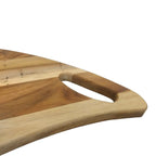 Tabua De Carne Para Churrasco Modelo Gota De Madeira Teca A Gourmet