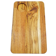 Tabua De Madeira Teca Quadrada De 29 Cm