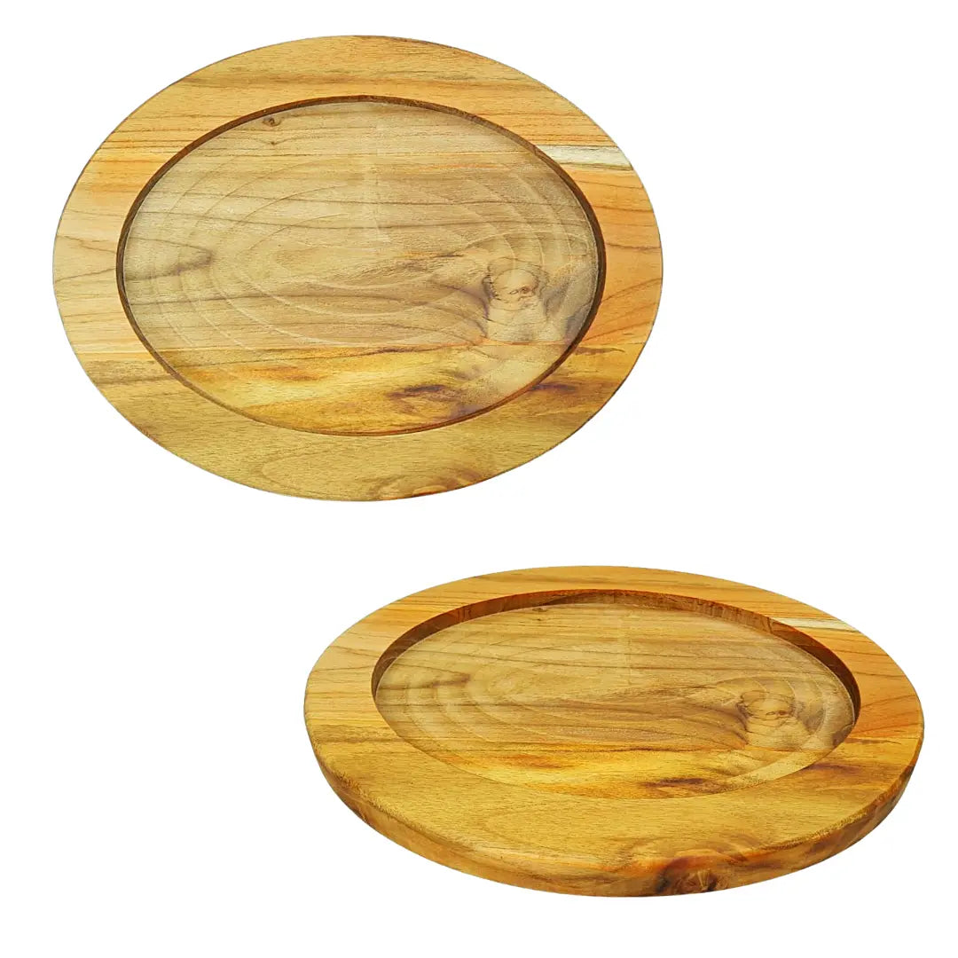 Tabua Oval Madeira Teca 29 cm A Gourmet