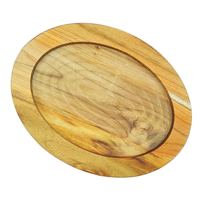 Tabua Oval Madeira Teca 29 cm A Gourmet
