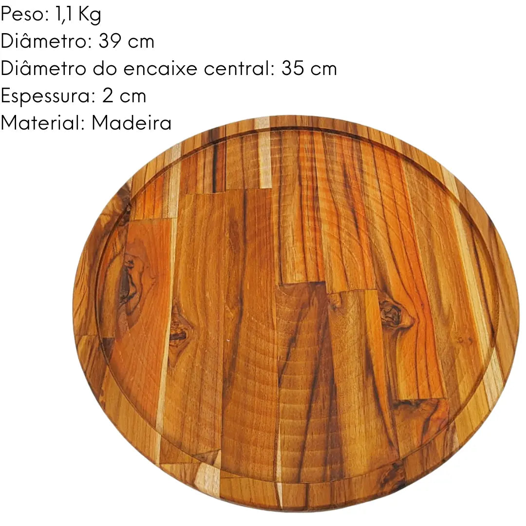 Tabua Suporte Pizza 35 cm A Gourmet