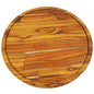 Tabua Suporte Redondo Em Madeira C/ Encaixe 40cm A Gourmet
