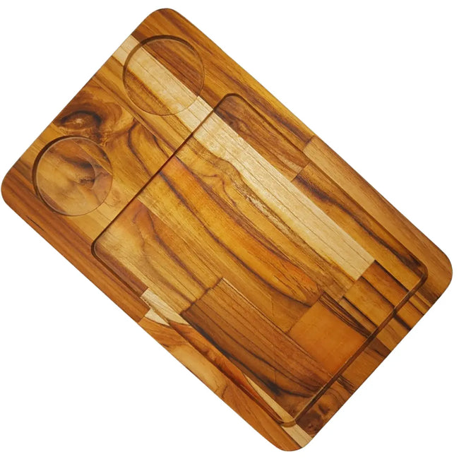 Tabua Madeira Teca Retangular A Gourmet Hover Image