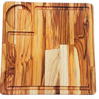 Tabua Madeira Teca Quadrada 1 Furo A Gourmet