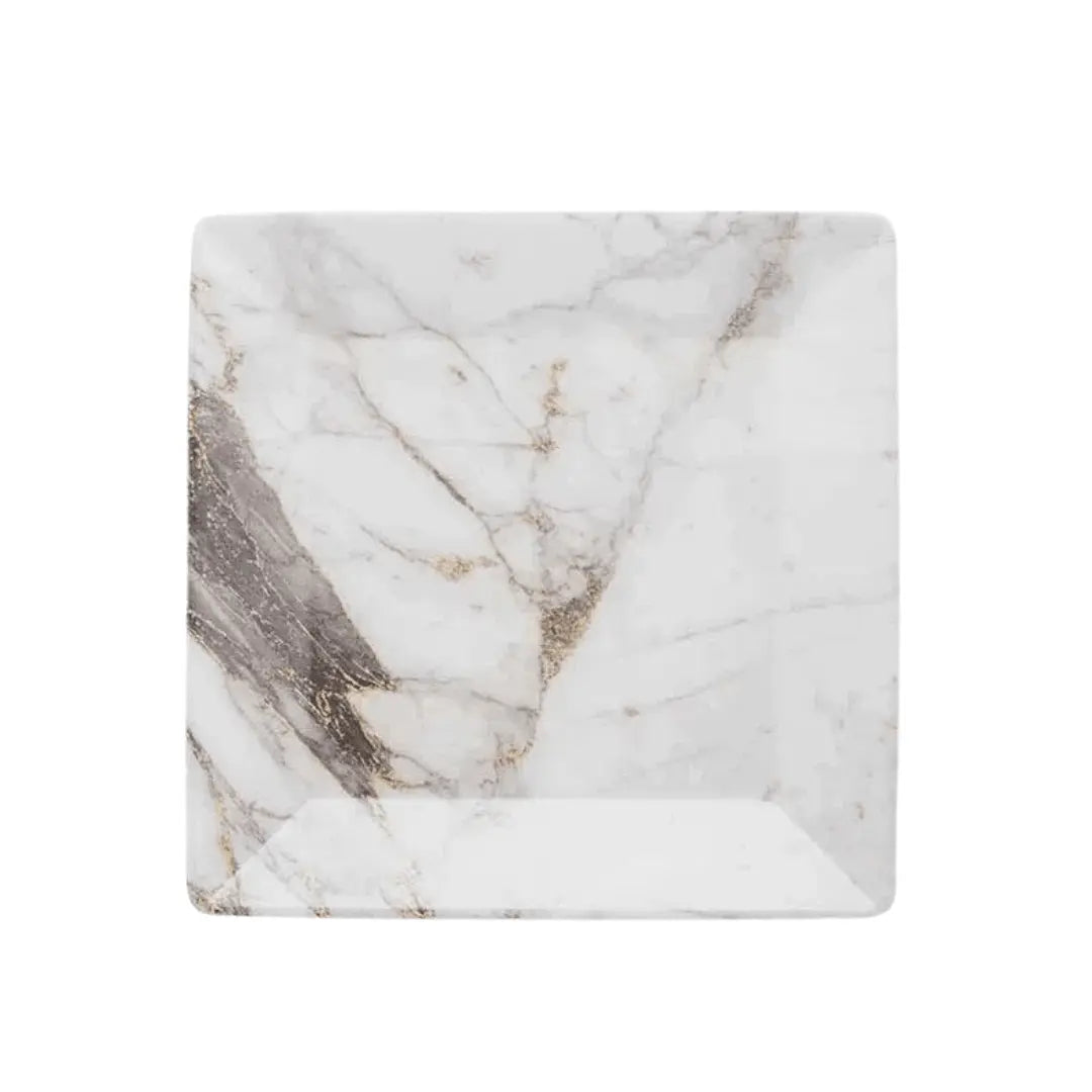 Prato Sobremesa Quartier Golden Stone 20cm Quadrado Oxford