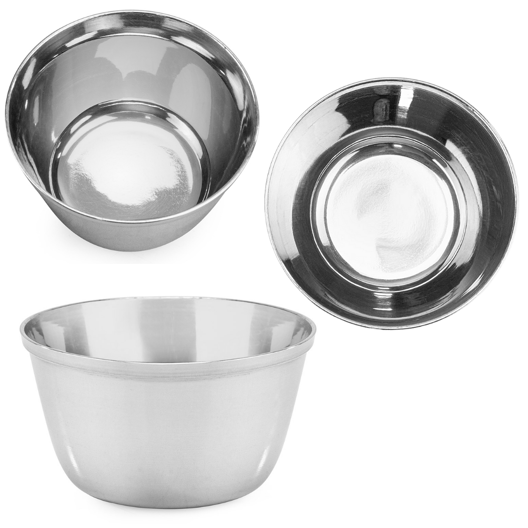 Ramequim Mini Tigela Em Inox 150ml Resistente Gourmet Mix