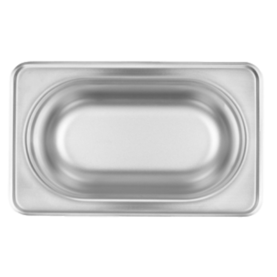 Cuba GN 1/9 65mm Aço Inox 201 Gourmet Mix